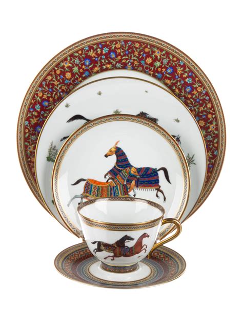 hermes dish set price|Hermes tableware for sale.